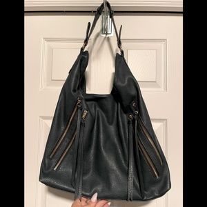Dark teal shoulder bag
